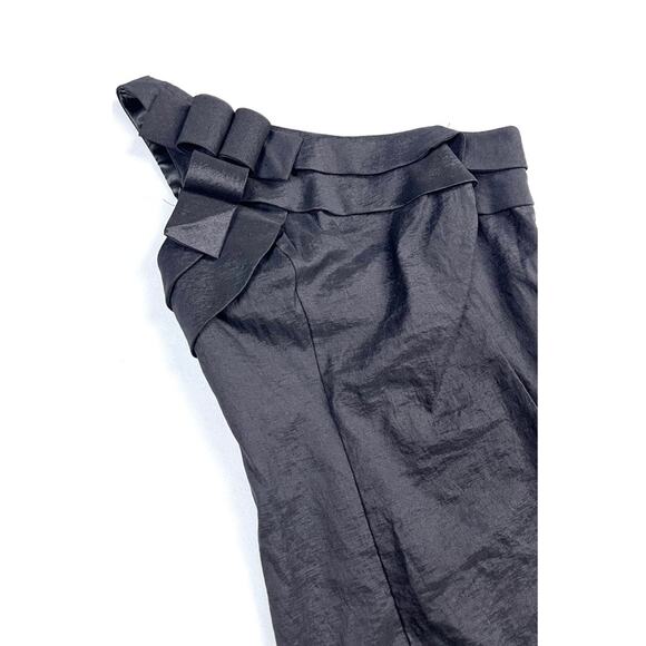 David's Bridal Black One Strap Above The Knee Dress - Picture 2 of 3